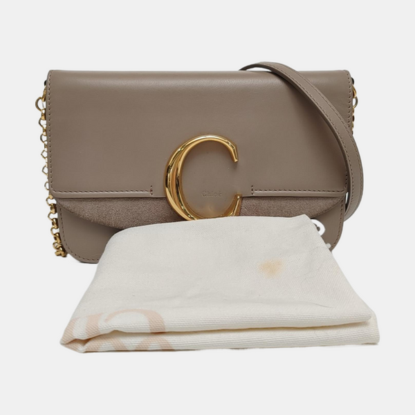 Chloé C Calfskin Gray