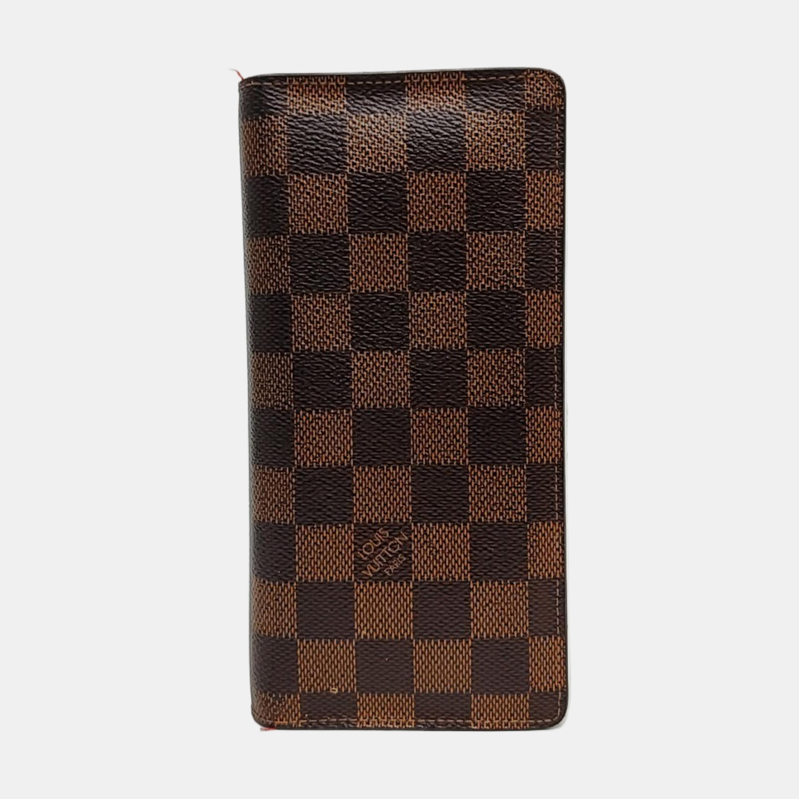 JAMES Damier Ebene Coated Canvas Brown Wallet