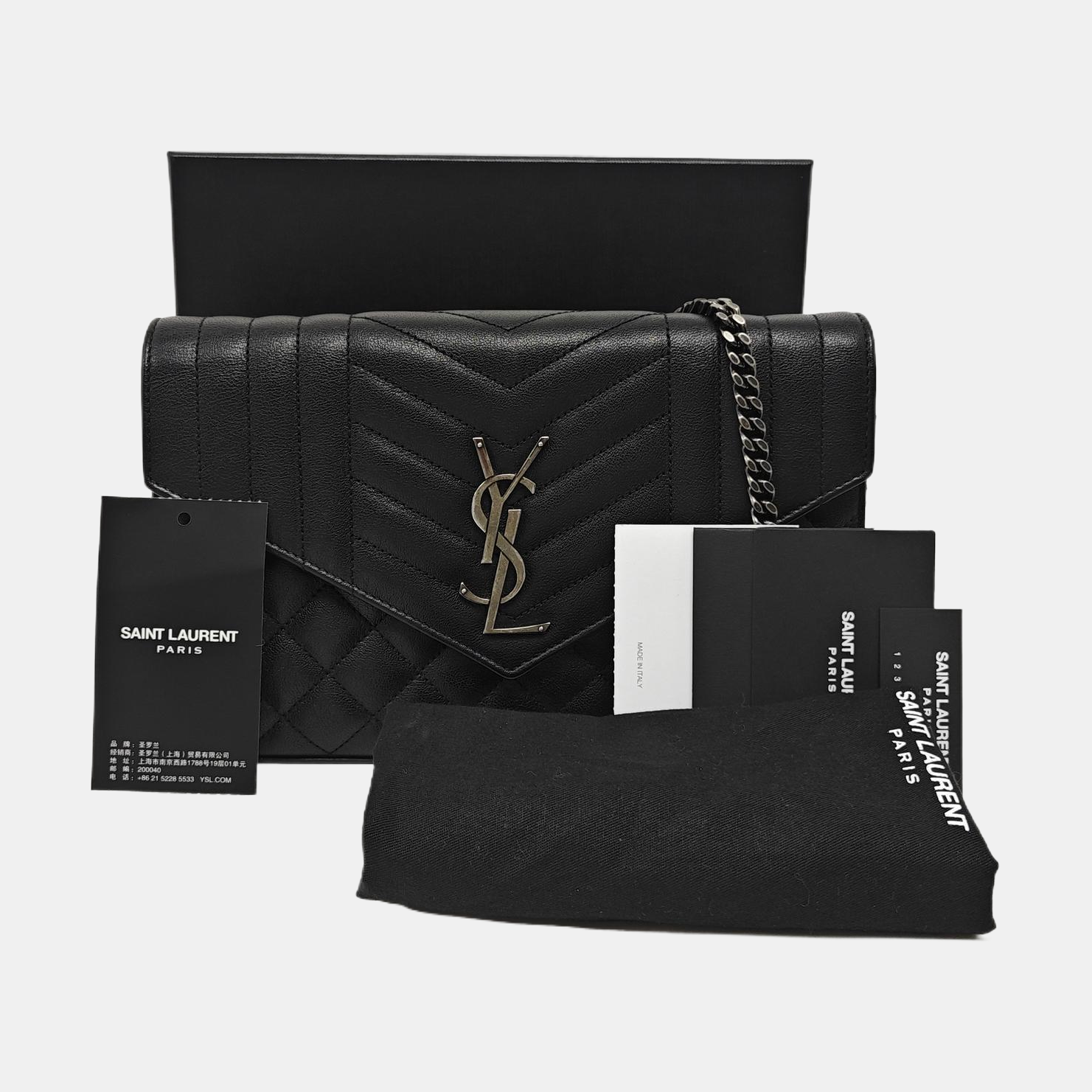 MONOGRAM Calfskin Black