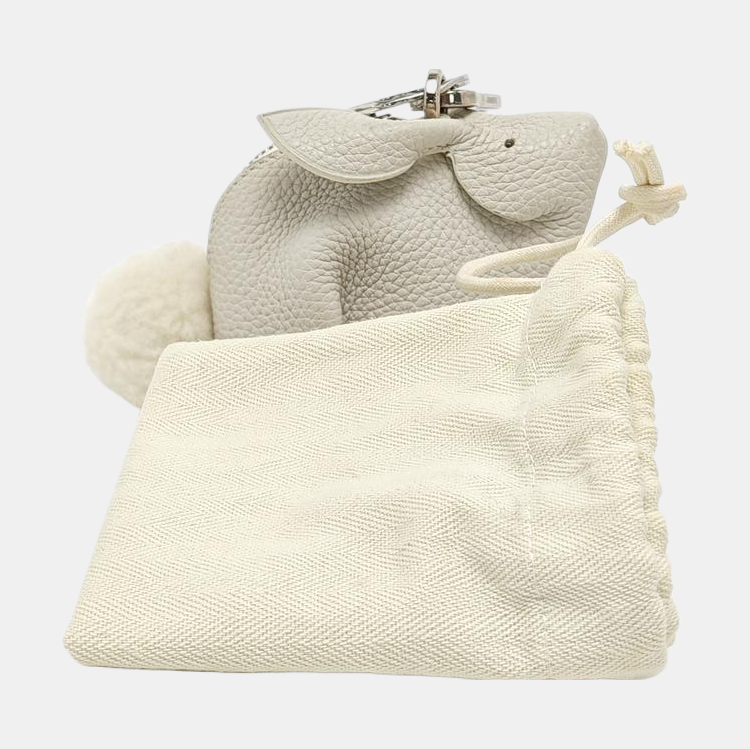 Animals Calfskin White Coin Purse
