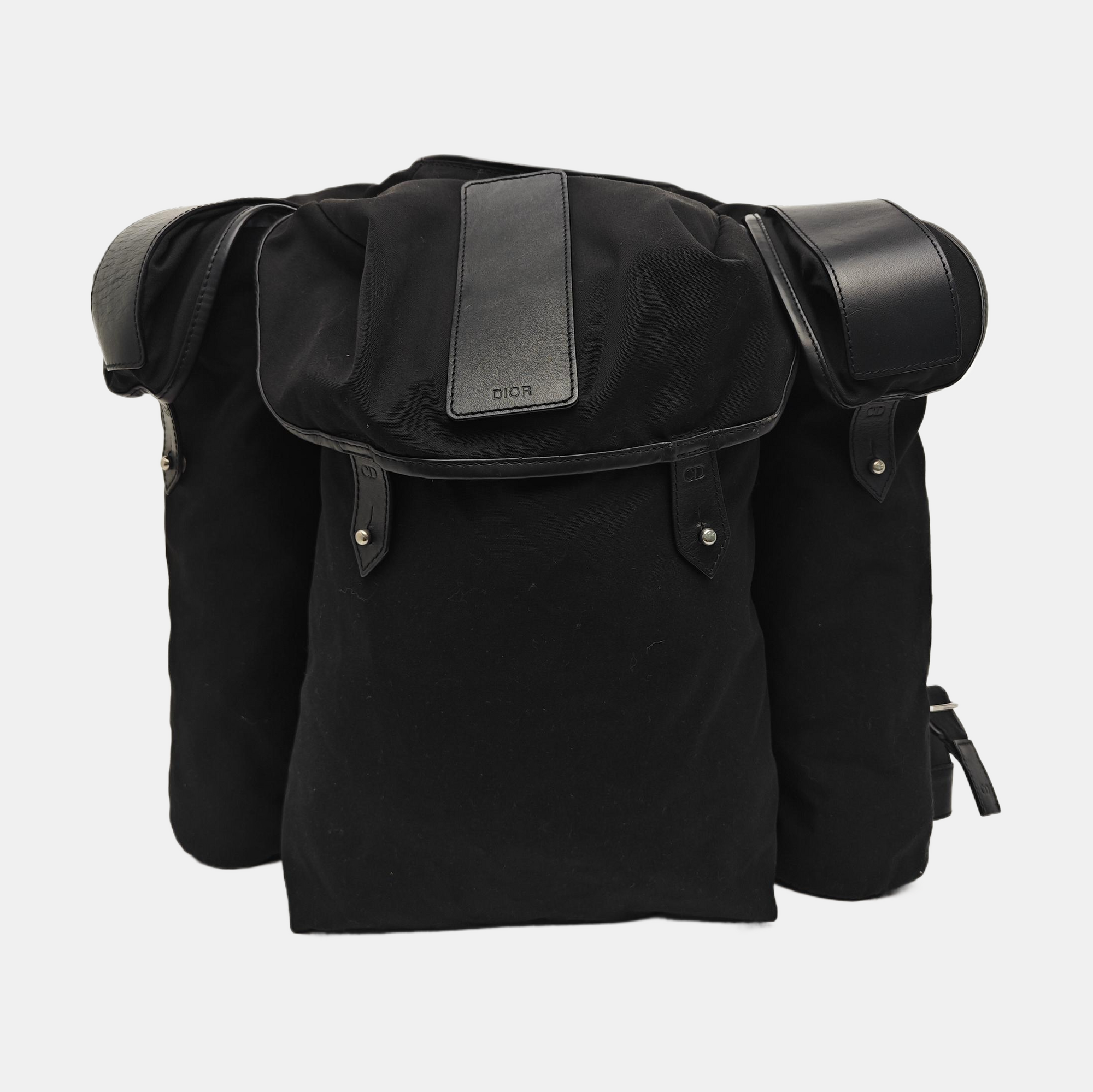 Nylon Backpack Black