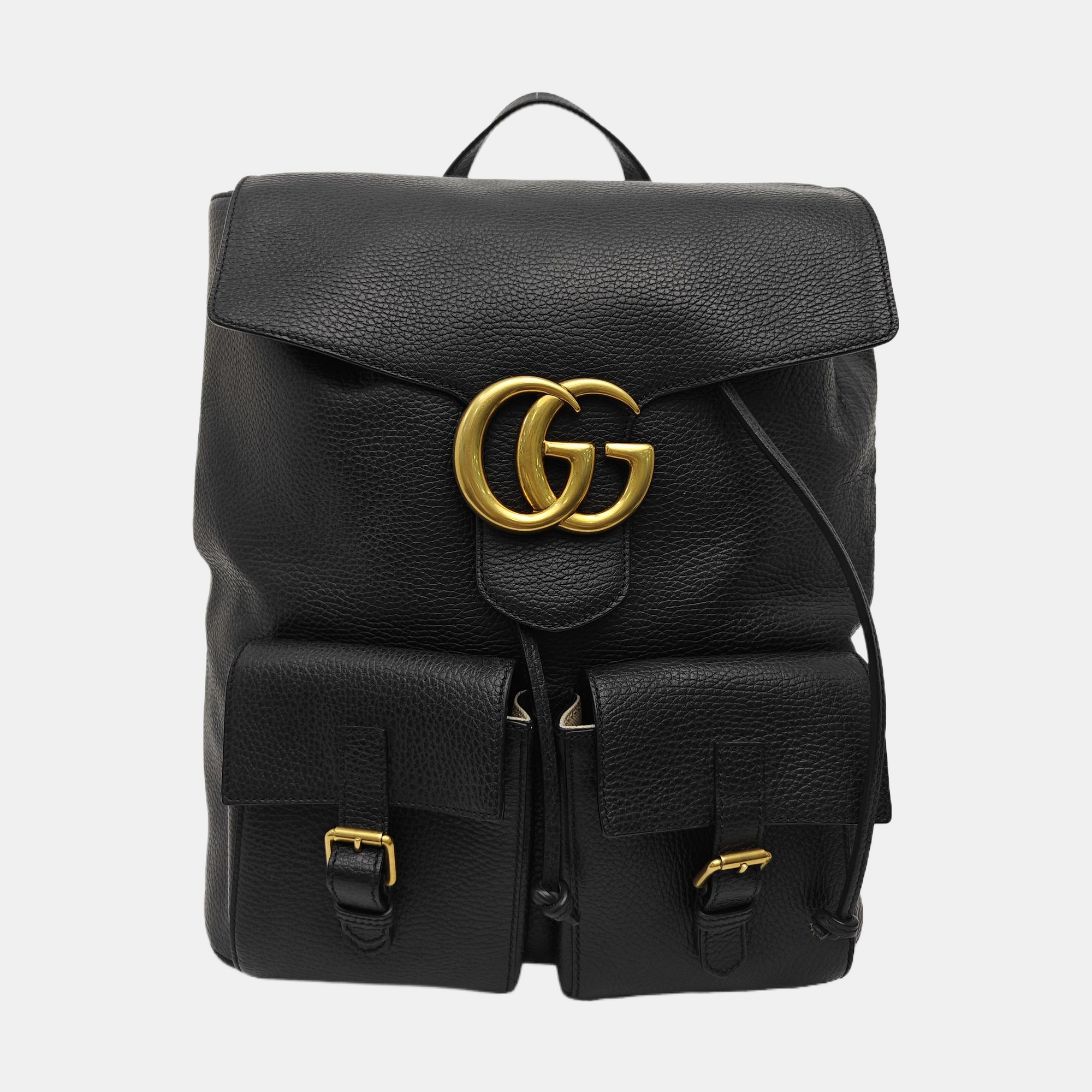 Calfskin Backpack Black