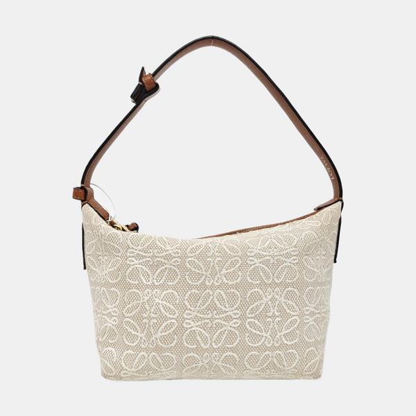 Anagram Small Monogram Canvas Beige