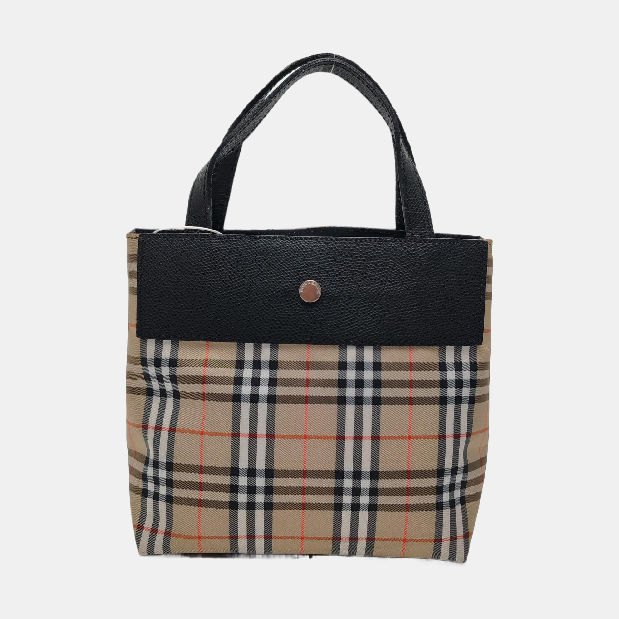 Nylon Top Handle Bag Multicolor