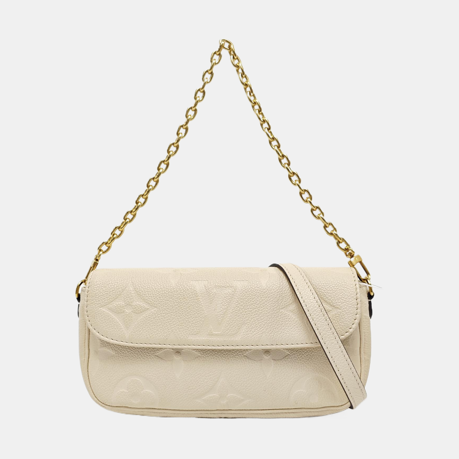 IVY Monogram Calfskin Beige
