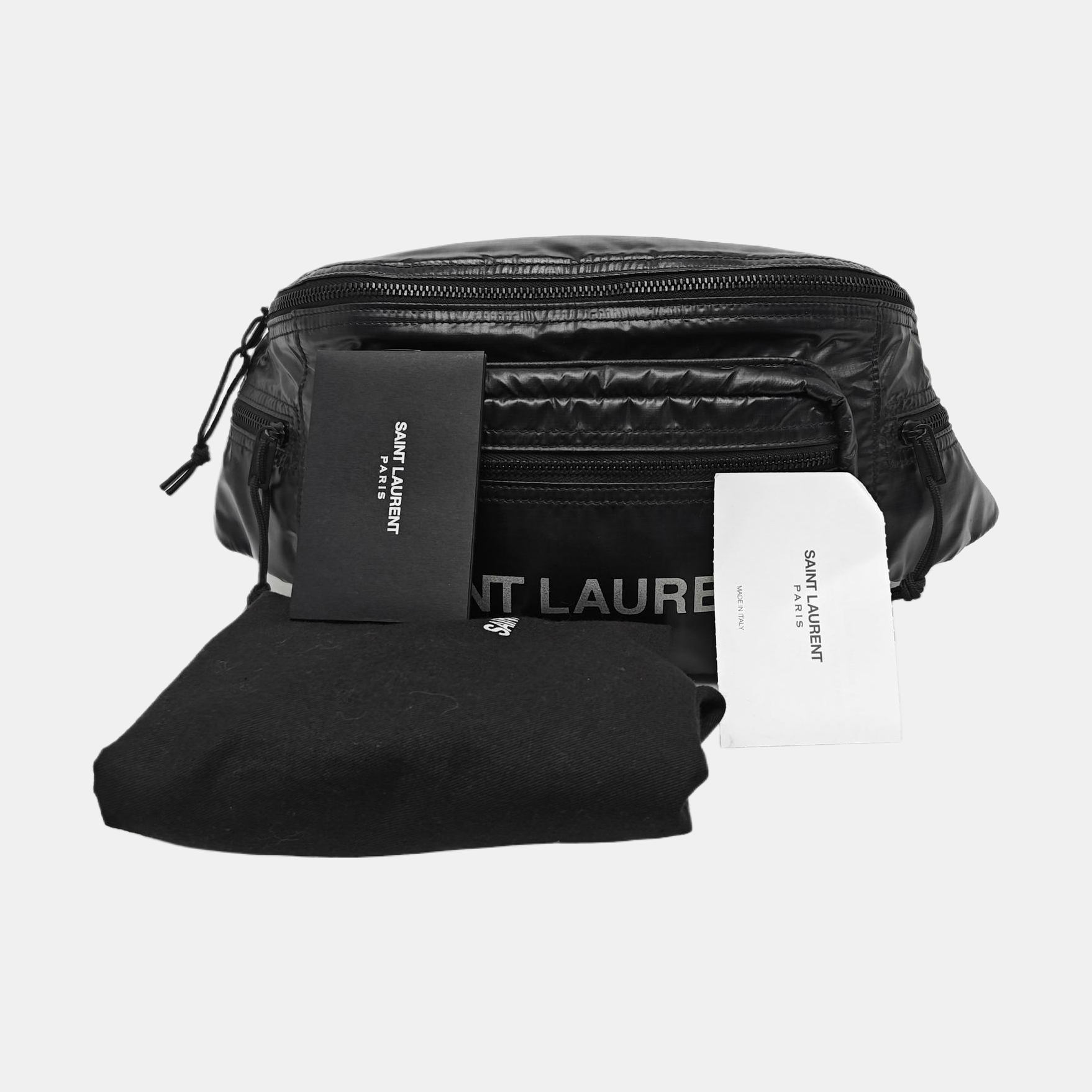 Calfskin Belt Bag Black