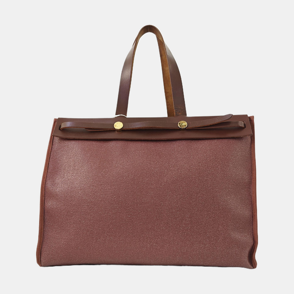 Herbag Cabas Coated Canvas Red