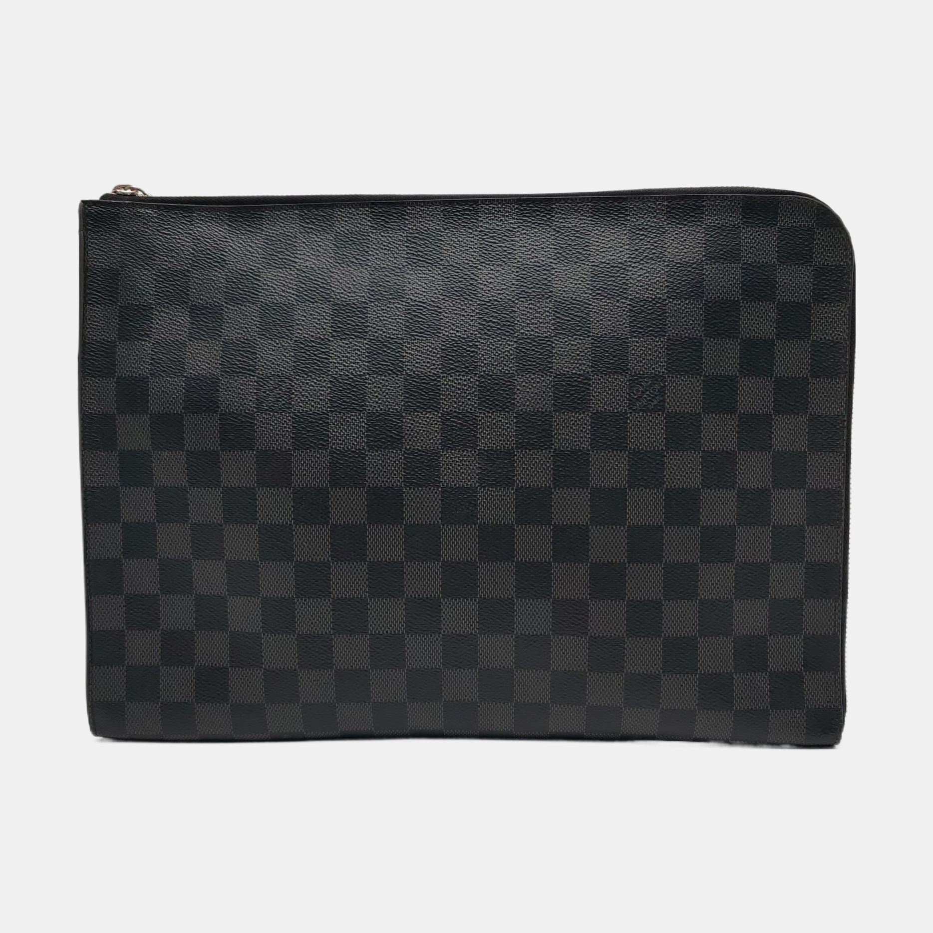 JOUR GM Damier Graphite Coated Canvas Gray