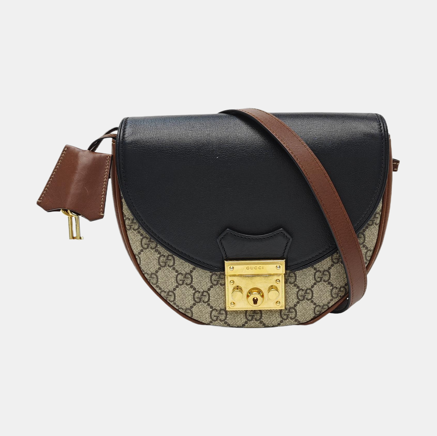 Padlock Small Monogram Coated Canvas Multicolor