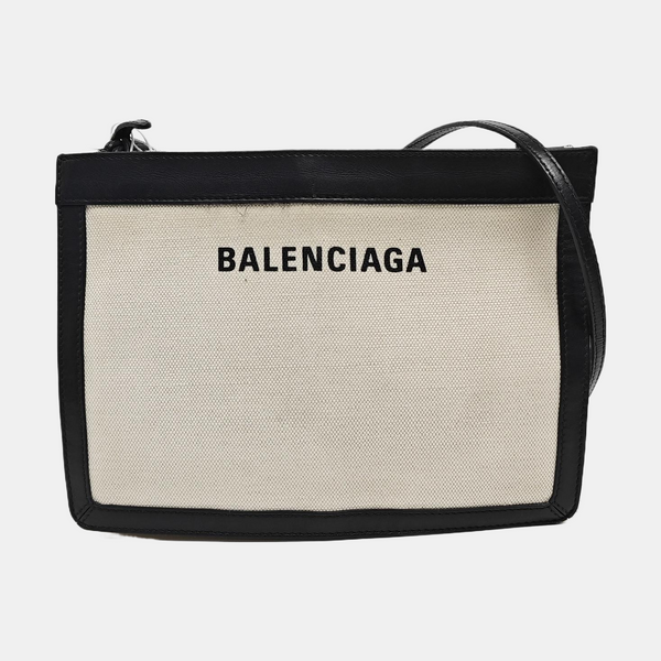 Pochette Medium Canvas Beige