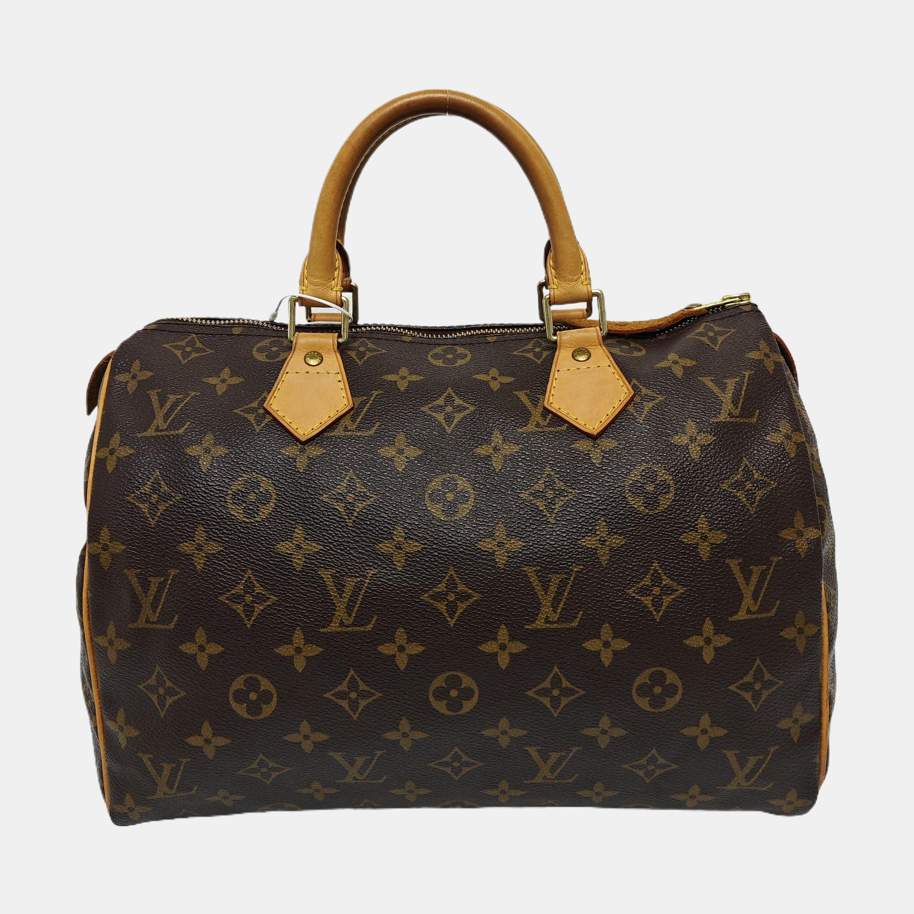 SPEEDY 30 Monogram Coated Canvas Brown