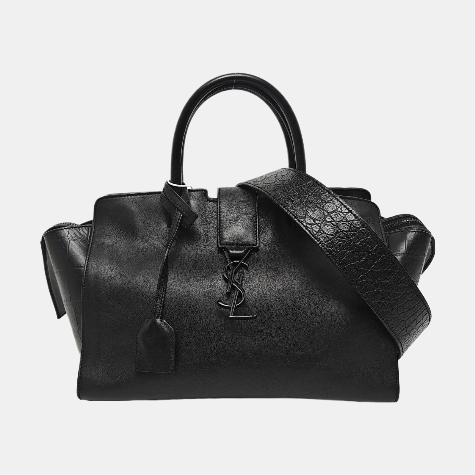 DOWNTOWN CABAS Calfskin Black
