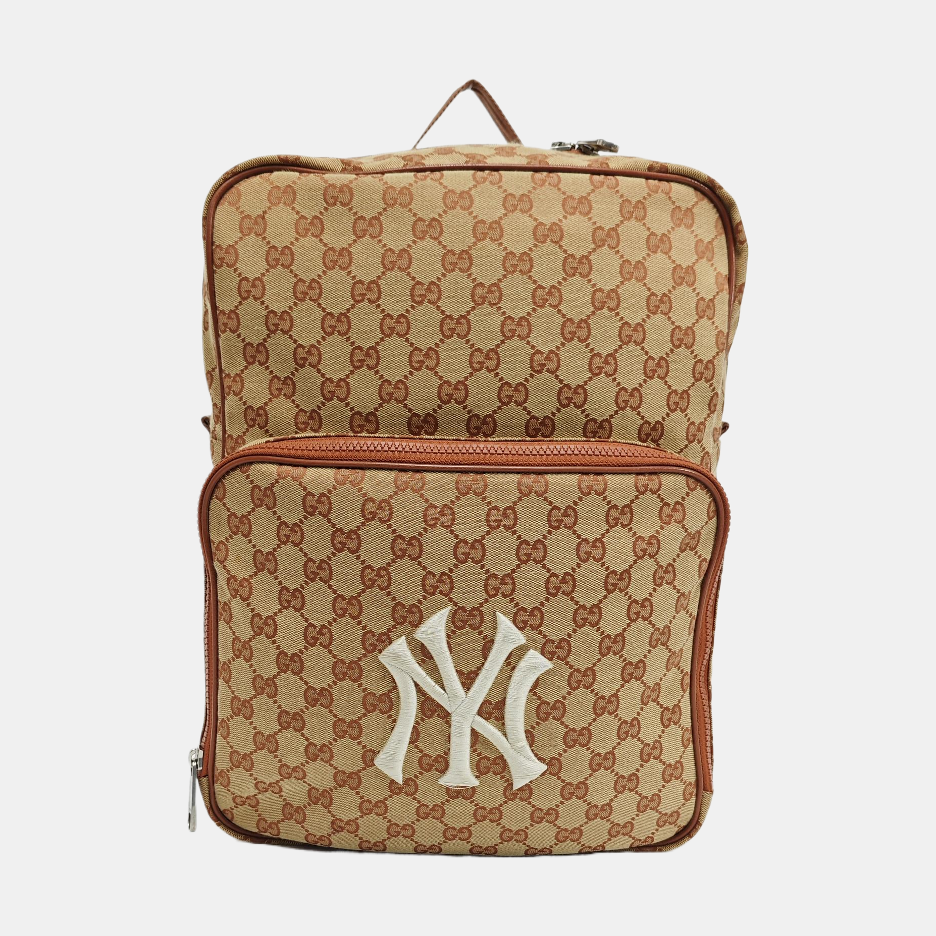 GUCCI X MLB Medium Monogram Canvas Brown