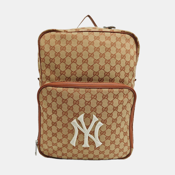 GUCCI X MLB Medium Monogram Canvas Brown