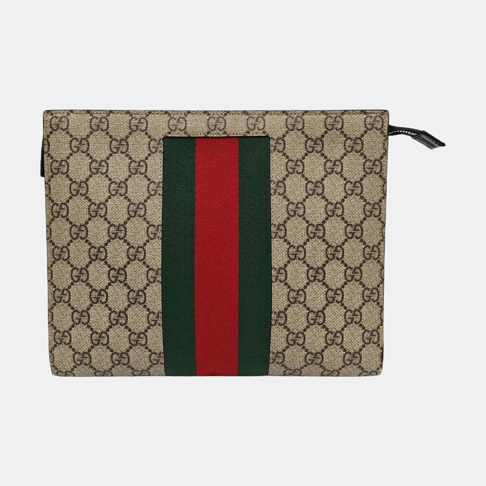 GG Supreme Monogram Coated Canvas Black