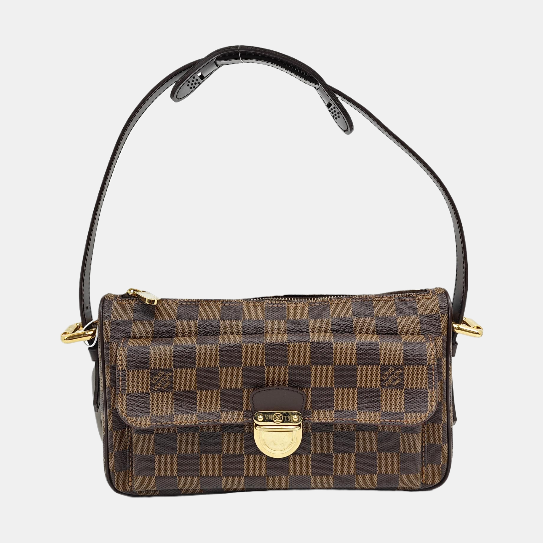 RAVELLO GM Damier Ebene Coated Canvas Brown