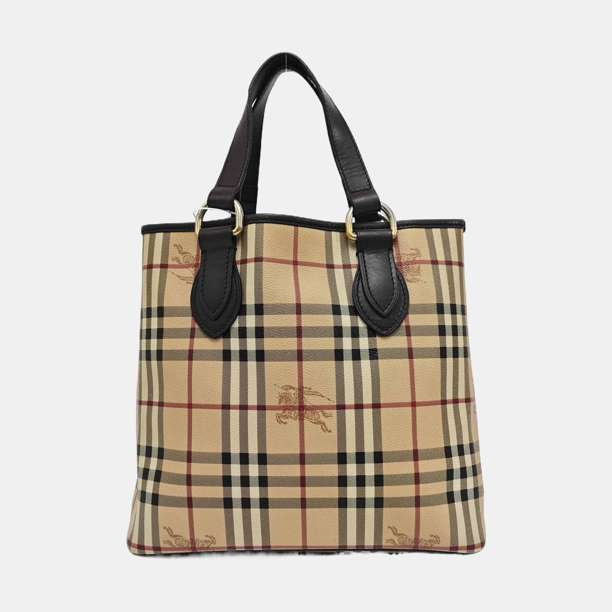 Coated Canvas Tote Bag Multicolor
