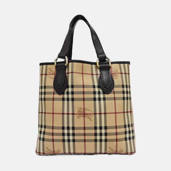 Coated Canvas Tote Bag Multicolor