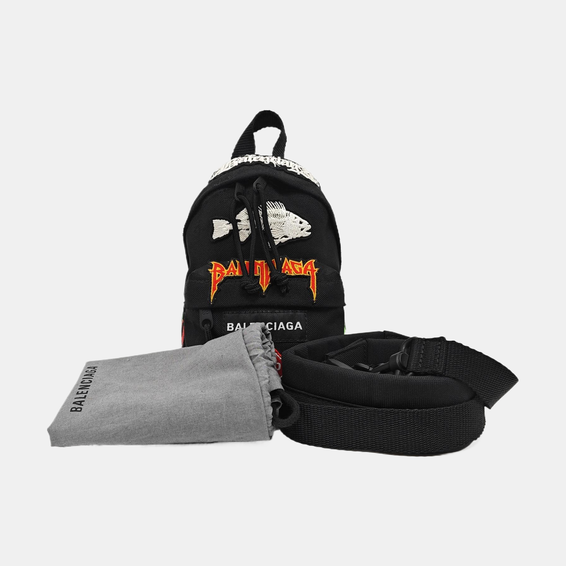 Oversized Mini Fabric Black