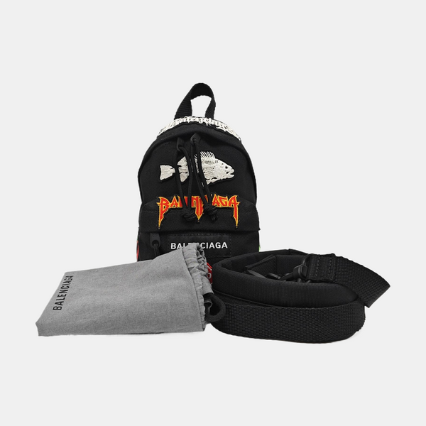 Oversized Mini Fabric Black