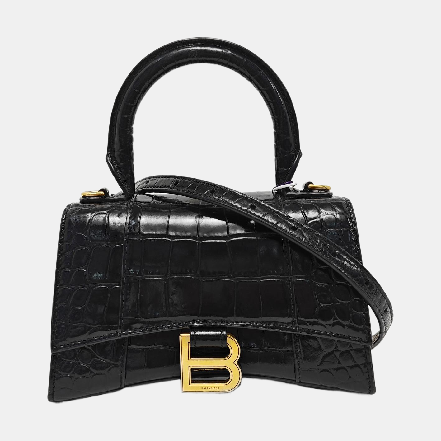 Hourglass XS Calfskin Black