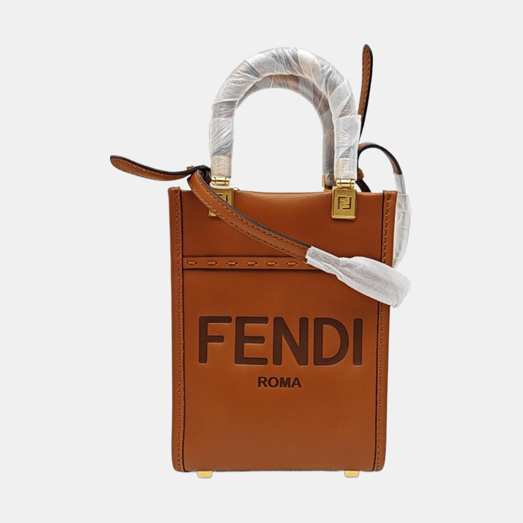 Sunshine Mini Calfskin Brown