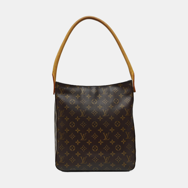LOOPING GM Monogram Coated Canvas Brown