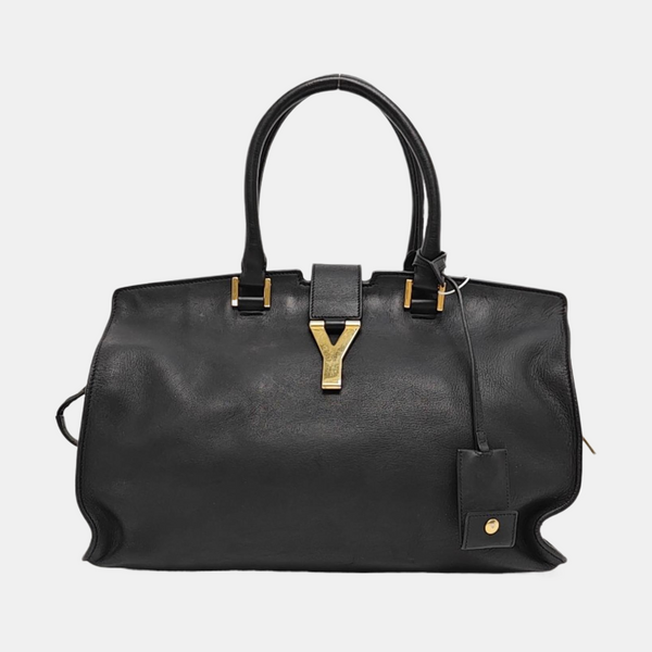 CHYC Y LIGNE Medium Calfskin Black