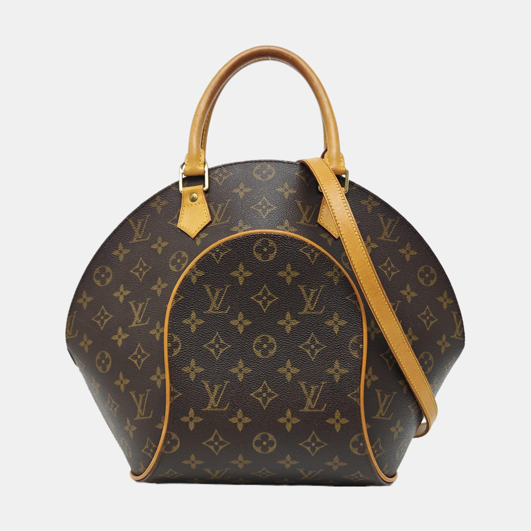 ELLIPSE MM Monogram Coated Canvas Brown