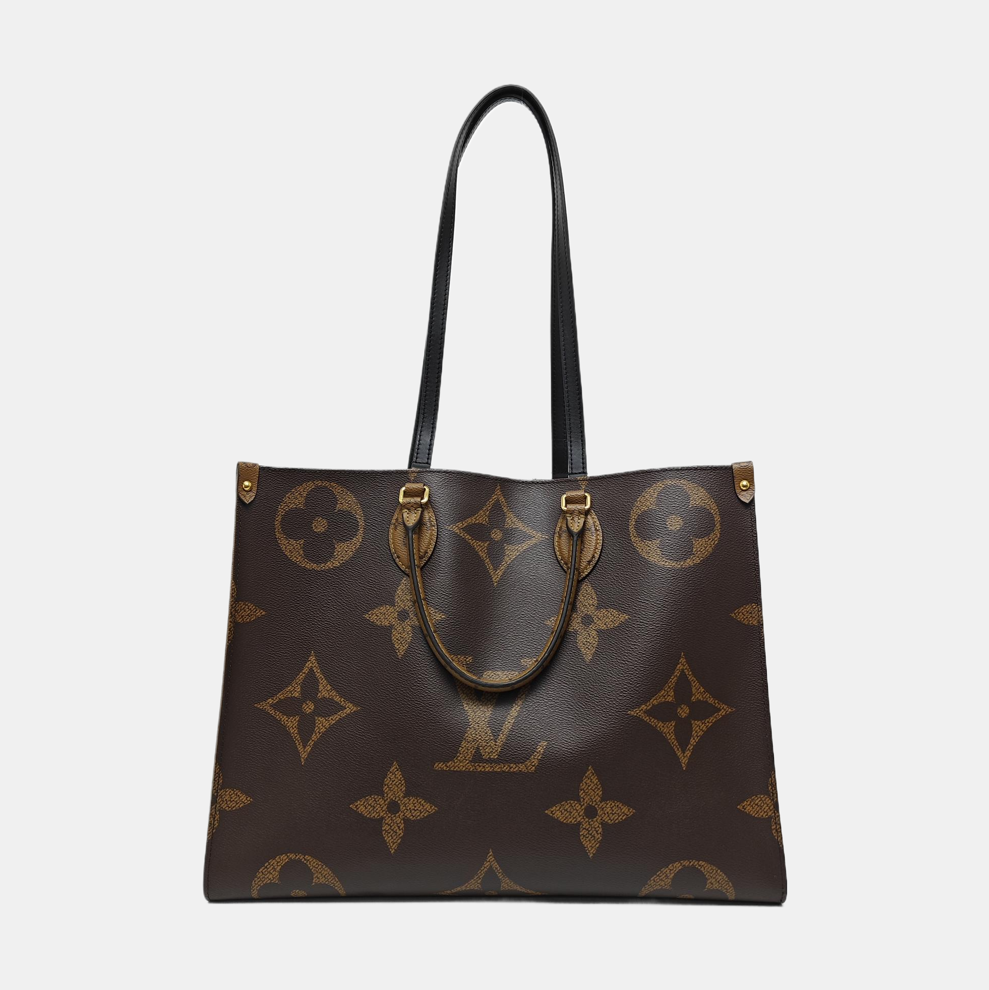 ONTHEGO GM Monogram Coated Canvas Brown