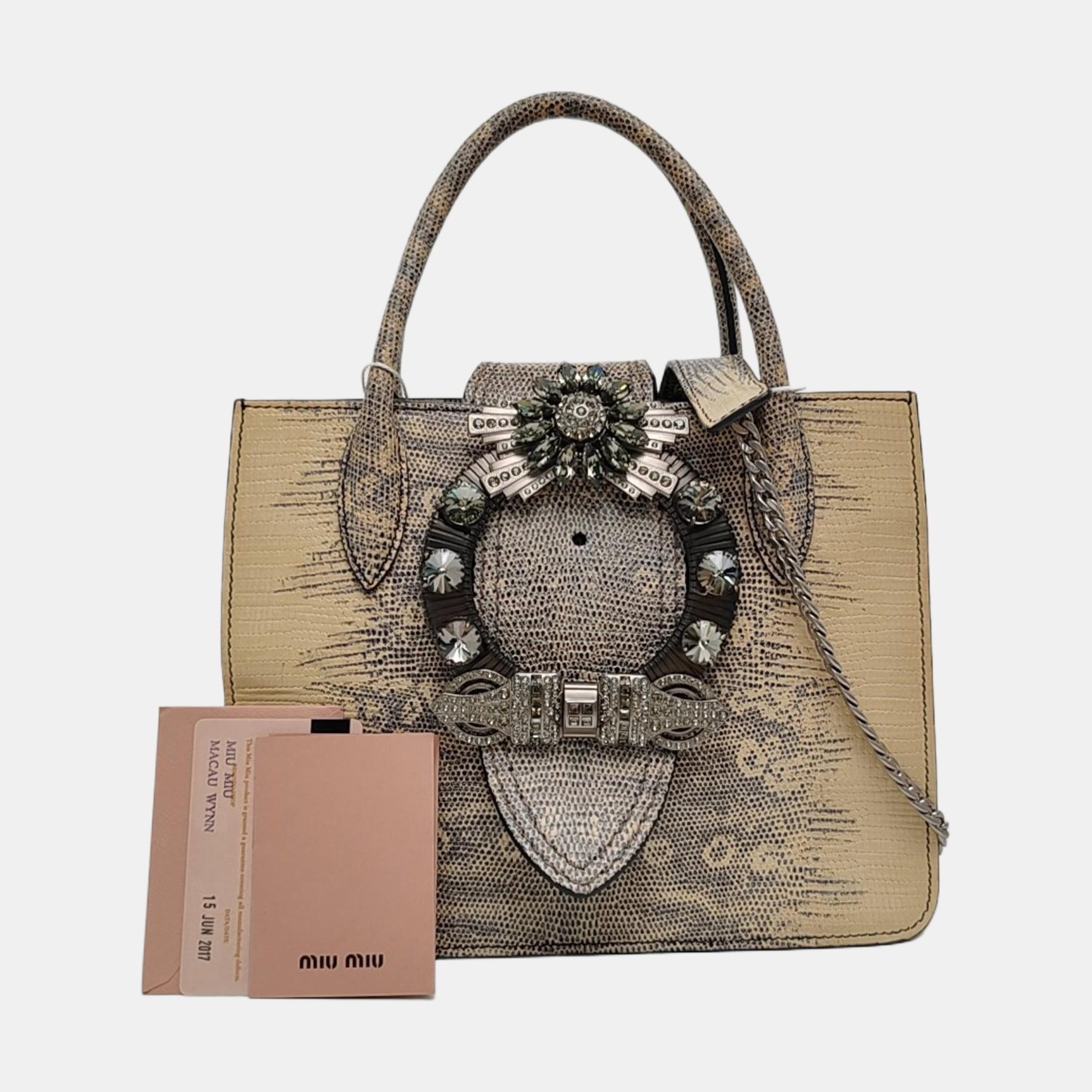Lizard Shoulder Bag Multicolor