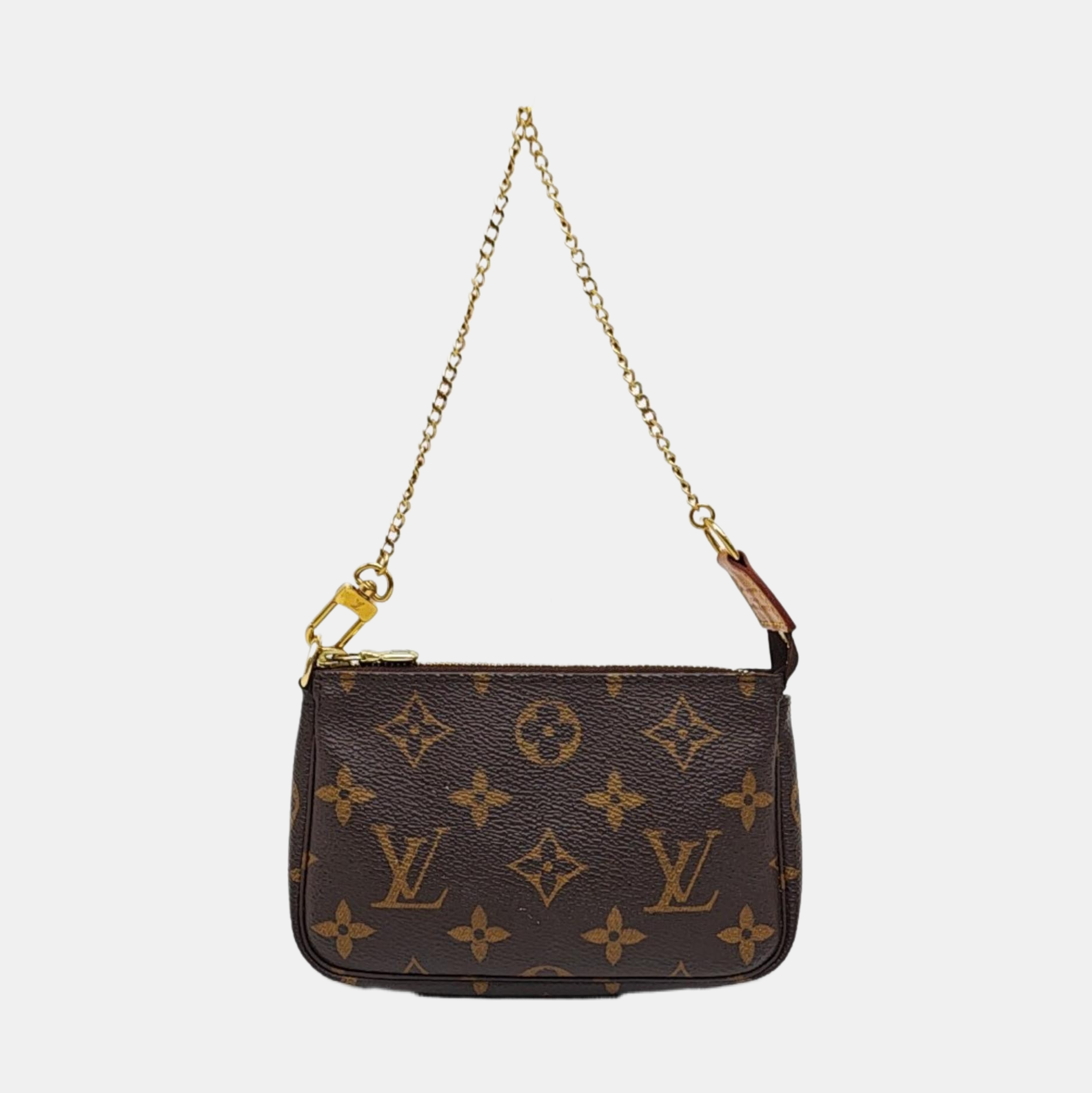 ACCESSOIRES Mini Monogram Coated Canvas Brown