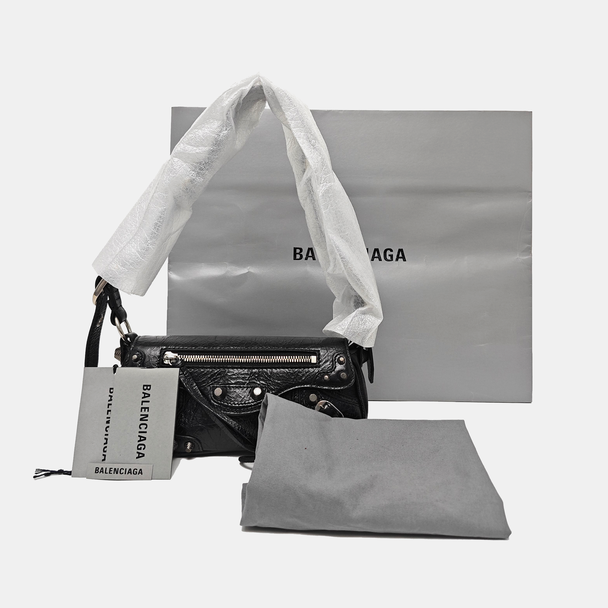 Le Cagole Mini Lambskin Black