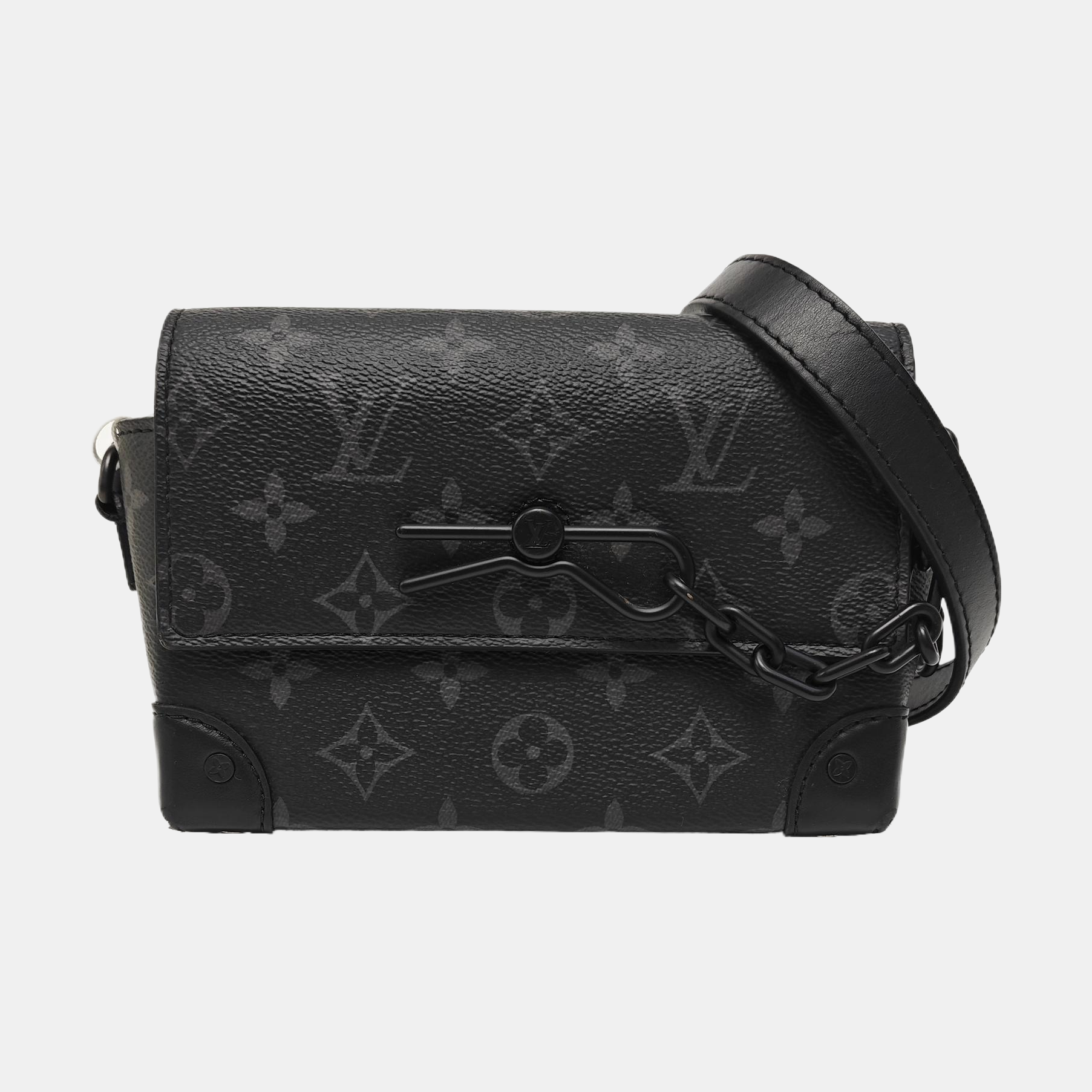 STEAMER Mini Monogram Coated Canvas Black