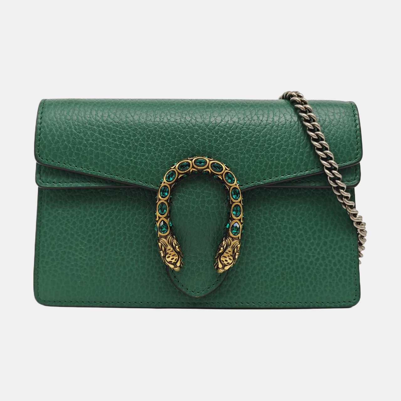 Dionysus Super Mini Calfskin Green