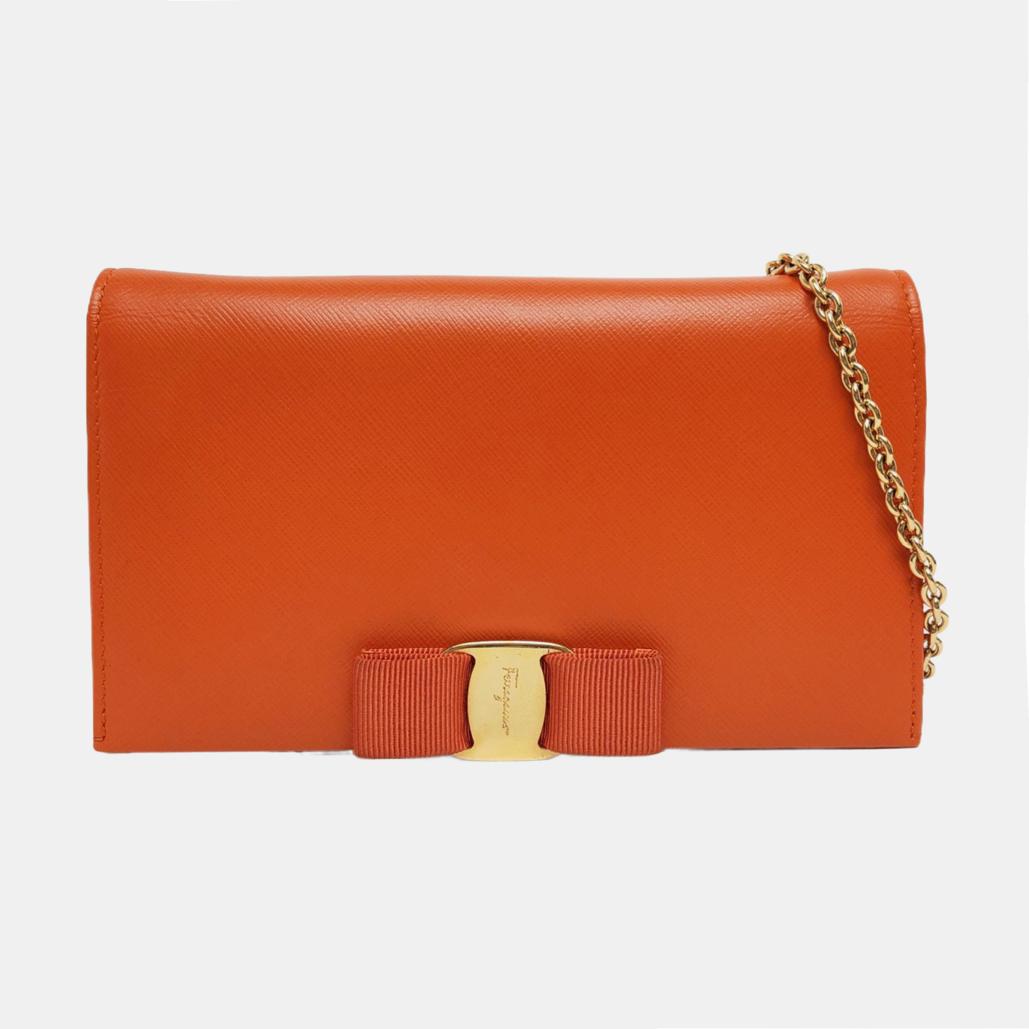 Ginny Calfskin Orange