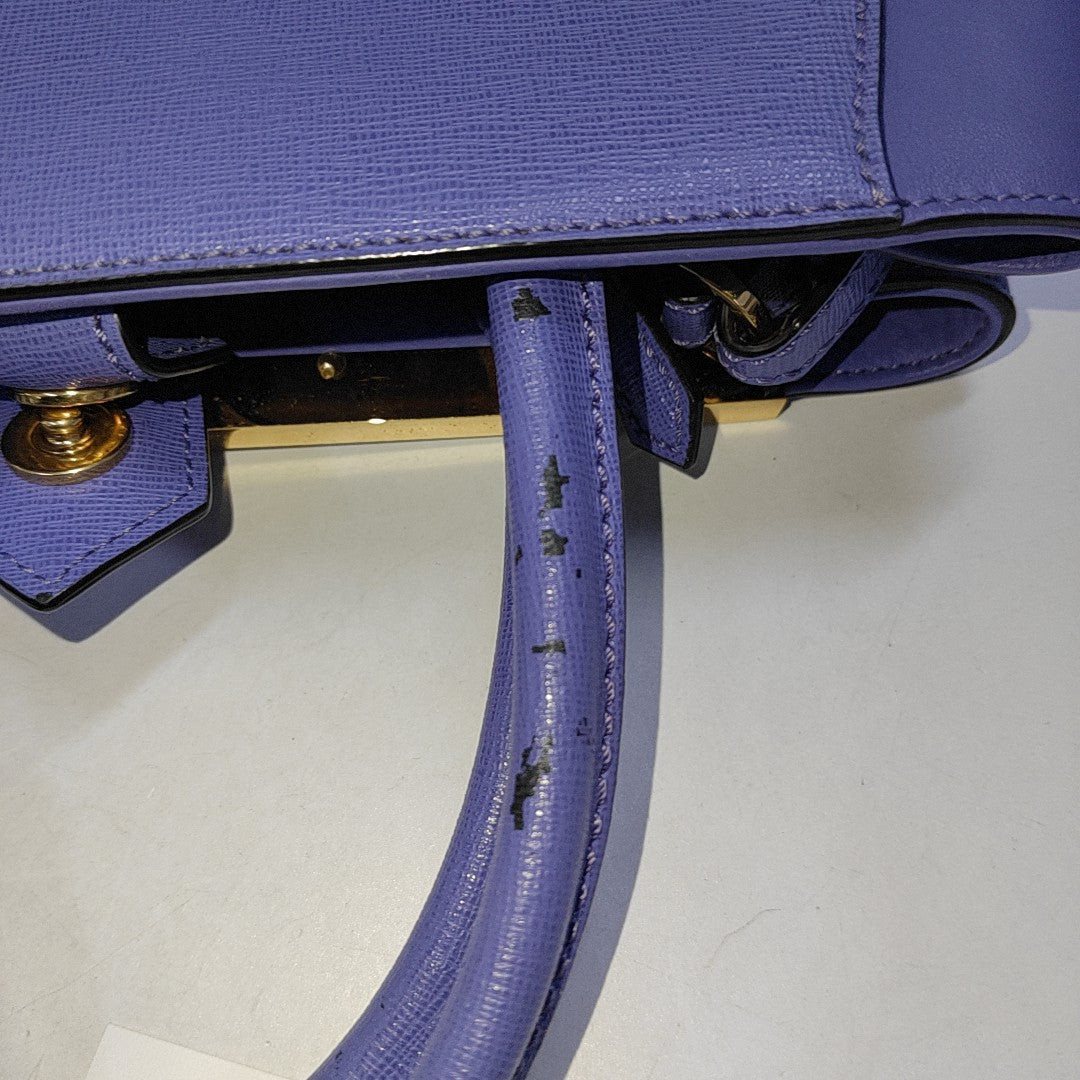 2 Jours Small Calfskin Blue