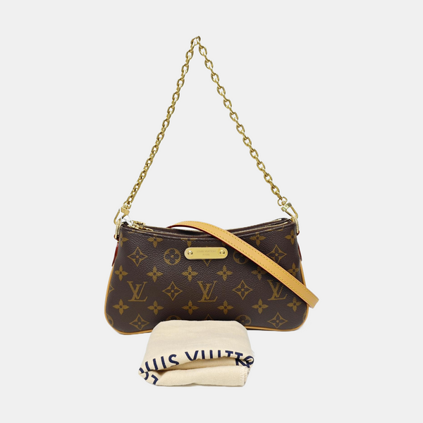 LIV POCHETTE Monogram Coated Canvas Brown