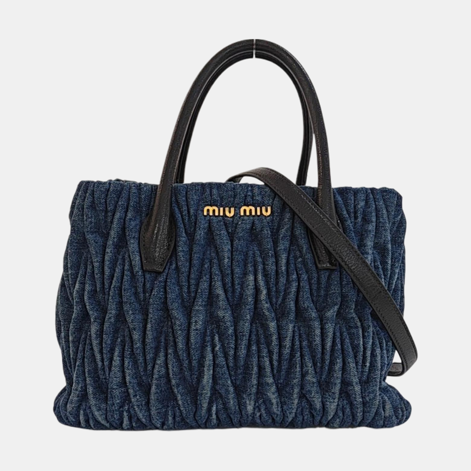 Avenue Quilted Fabric Blue