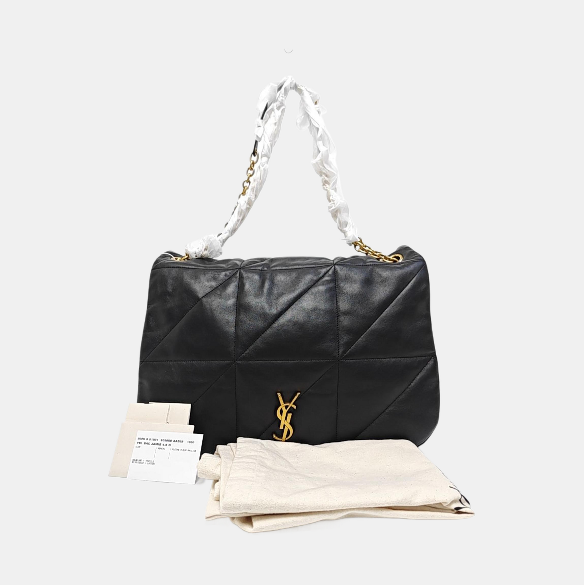 JAMIE 4.3 Quilted Lambskin Black