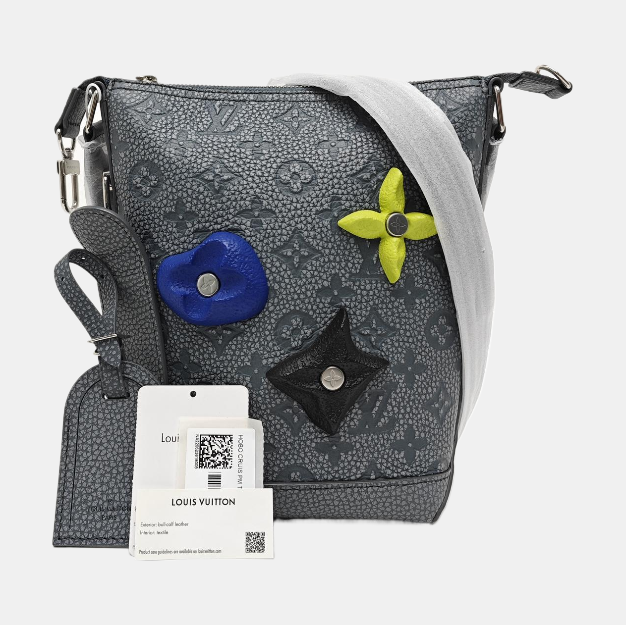 CRUISER PM Monogram Calfskin Gray