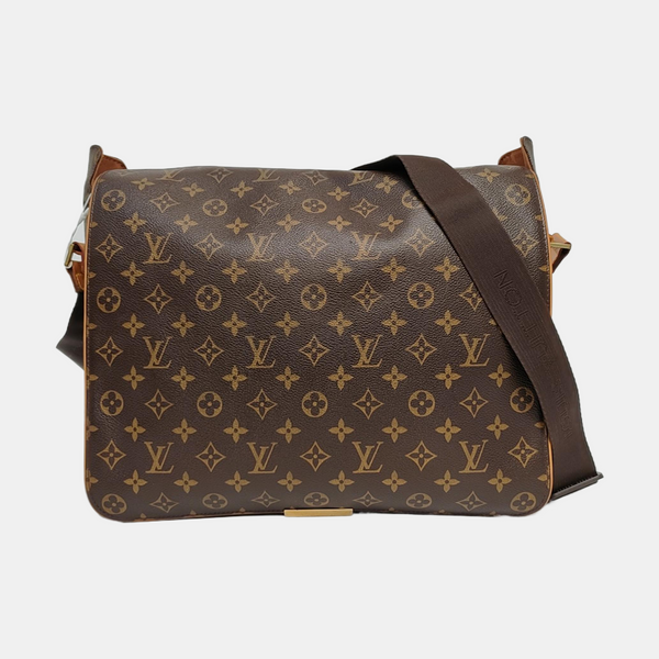 VALMY Monogram Coated Canvas Brown