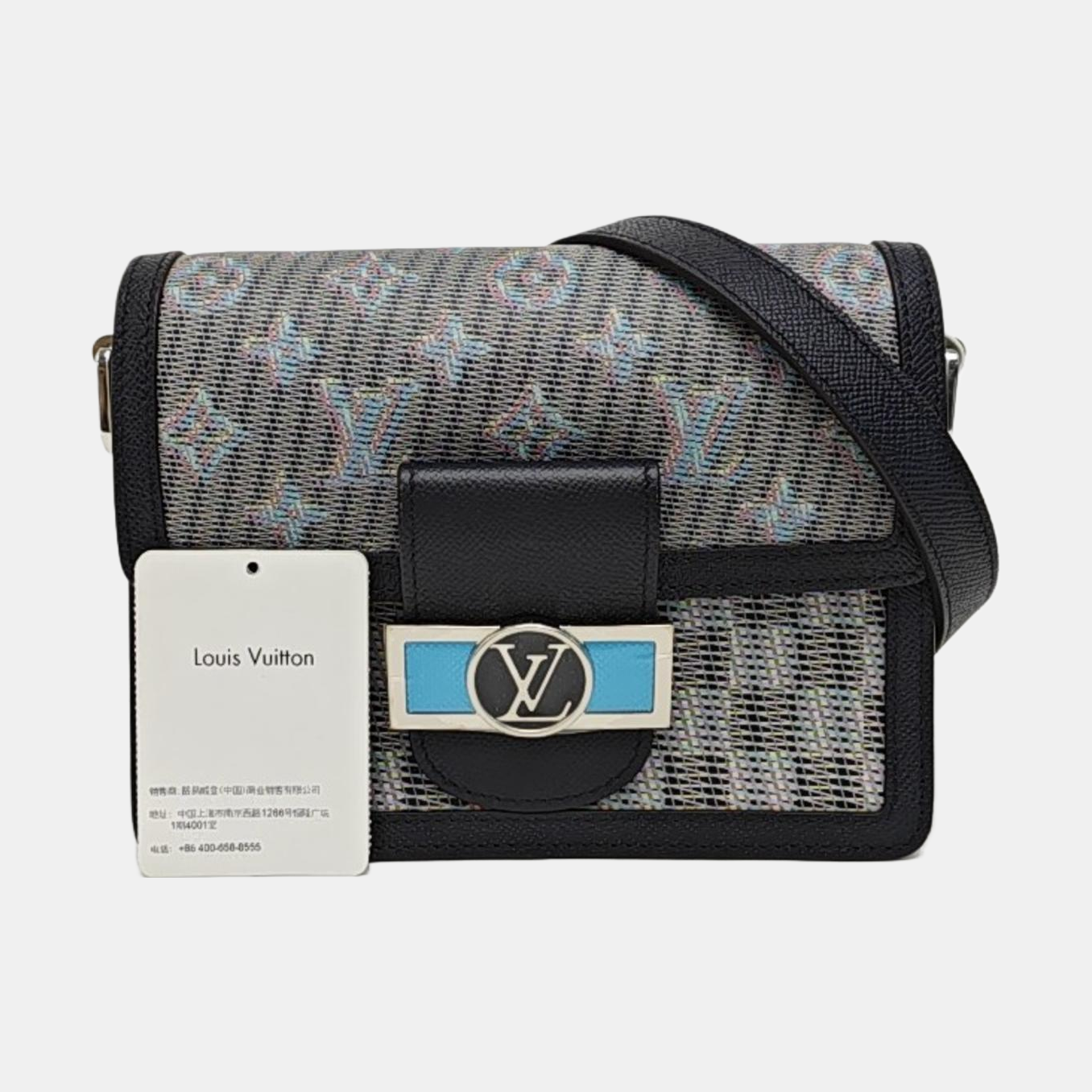 DAUPHINE Mini Calfskin Blue