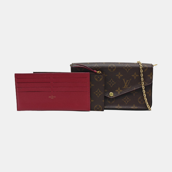 FÉLICIE Monogram Coated Canvas Brown