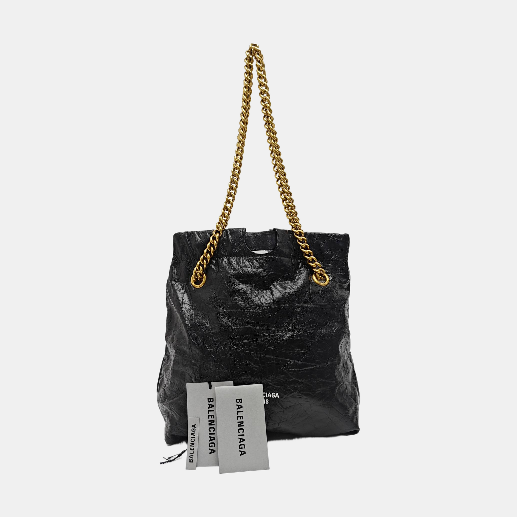 Calfskin Shoulder Bag Black