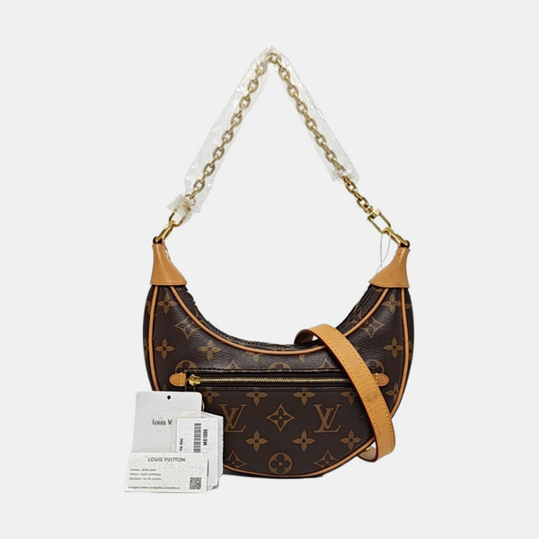 LOOP Monogram Coated Canvas Brown