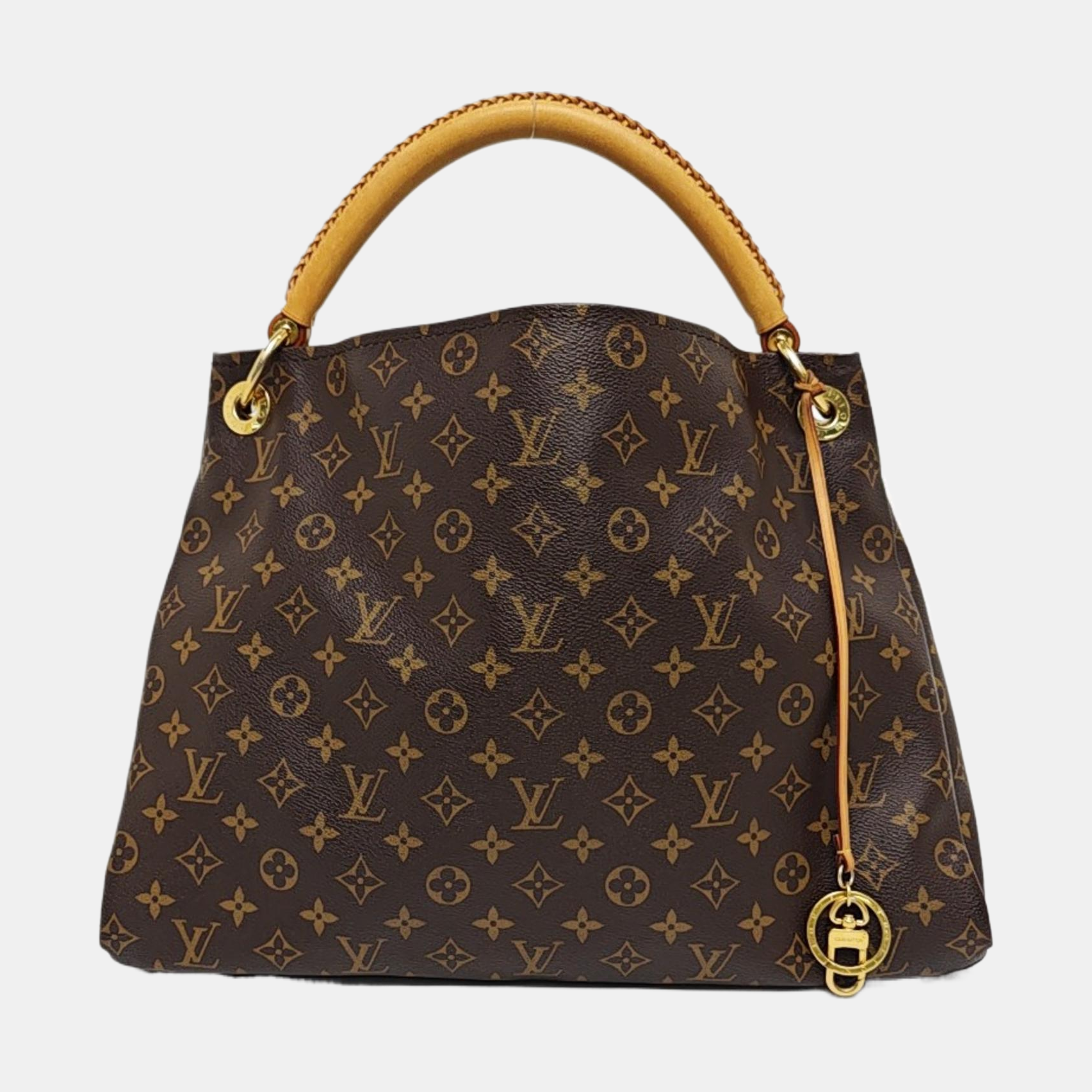 ARTSY MM Monogram Coated Canvas Brown