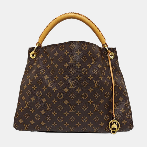 ARTSY MM Monogram Coated Canvas Brown