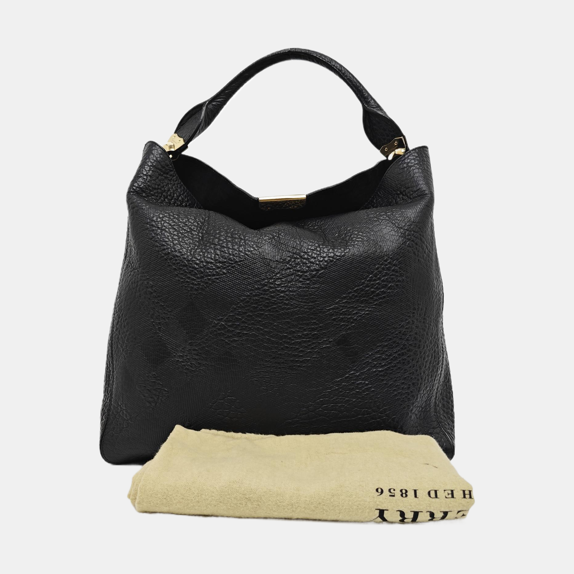 Calfskin Bucket Bag Black
