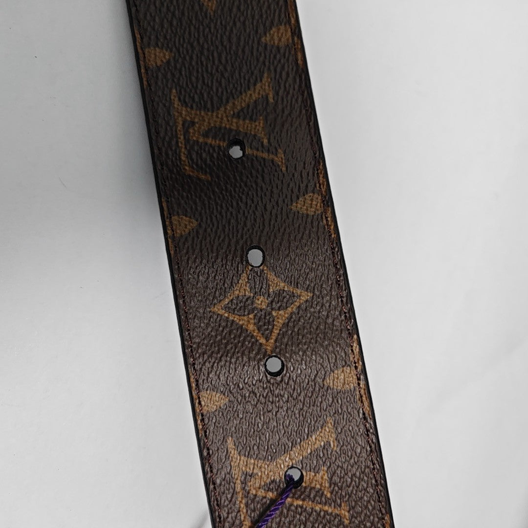 Coated Canvas Belt Brown